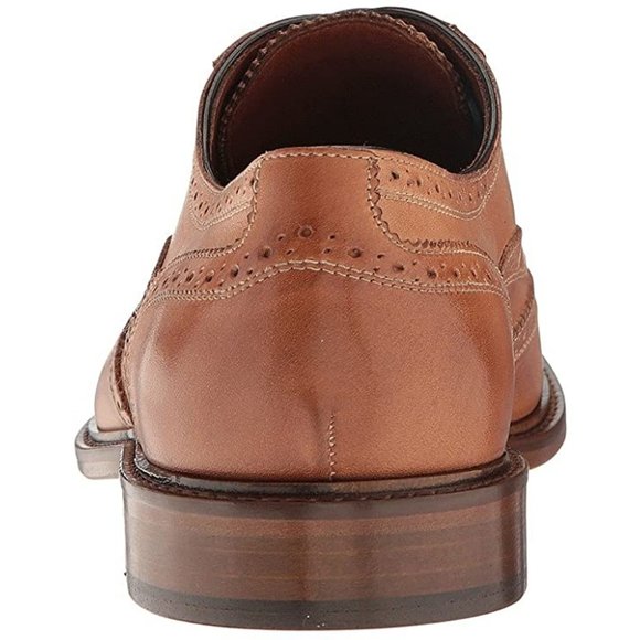 Massimo Matteo 6-Eye Wing Tip Men's Oxford Dress Shoe - Picture 4 of 8